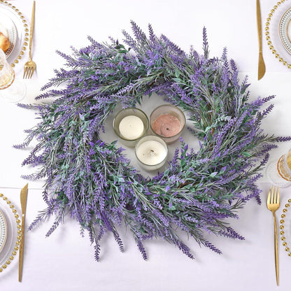 Lavendel Girlande 1,8m | Künstliche Lila Blumen Deko für Hochzeit & Garten