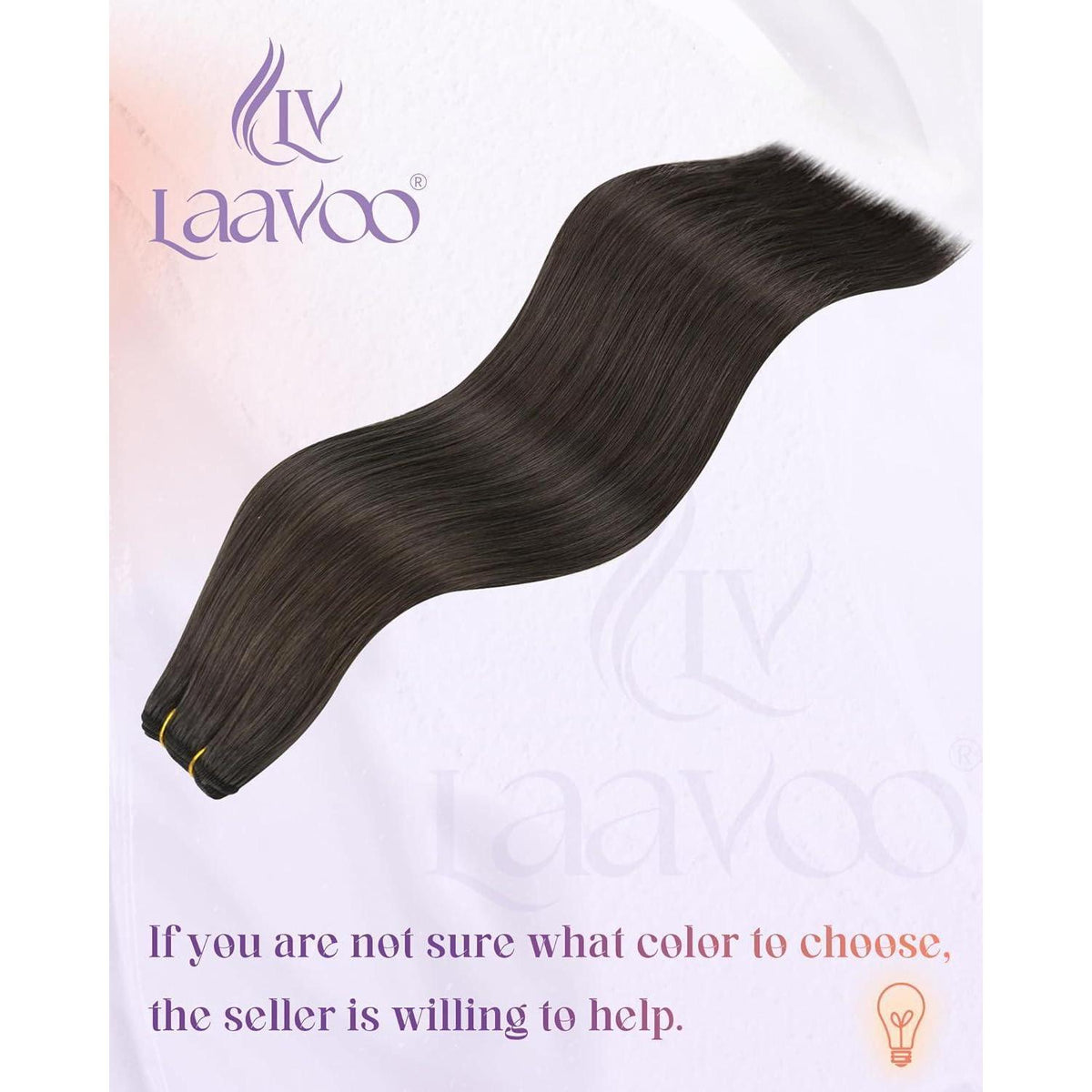 Echthaar Tressen Braun – Sew-in Haarverlängerung 35cm