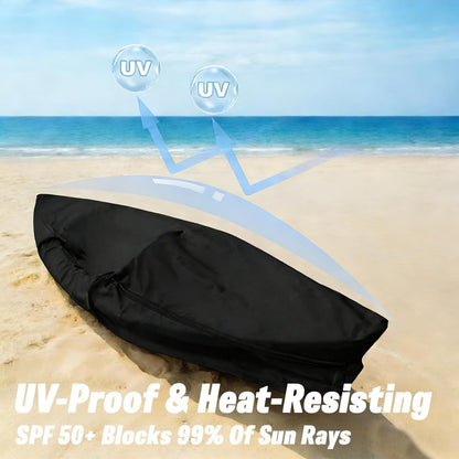 Kajak Abdeckung Vollabdeckung 5m x 100cm Wasserdicht UV-Beständig