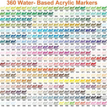 360 Acrylmarker Set – Intensive Farben für Stein, Holz & mehr