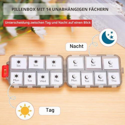 Tablettenbox 7 Tage – Pillendose für Reise & Alltag