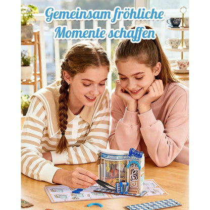 Miniatur Haus Melody Instrument Shop – 3D Puzzle Bausatz
