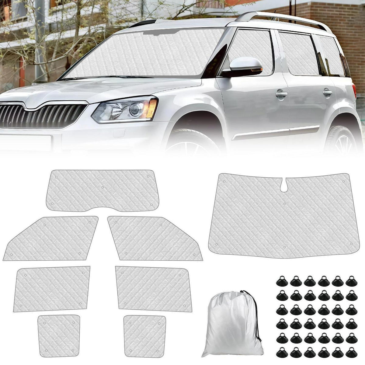 Thermomatte Skoda Yeti 5L 2009-2017 – Fahrerhaus Innen Sonnenschutz
