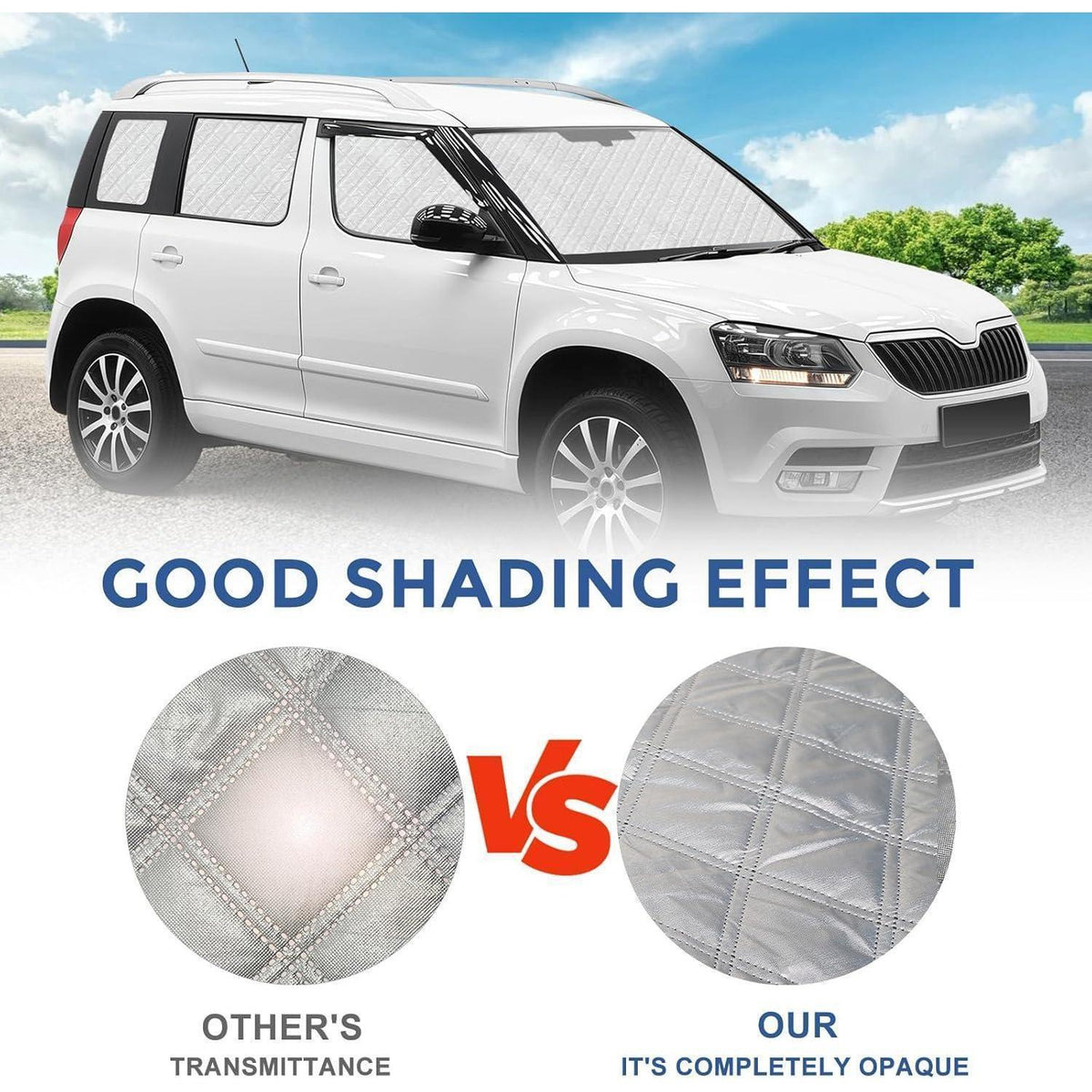 Thermomatte Skoda Yeti 5L 2009-2017 – Fahrerhaus Innen Sonnenschutz
