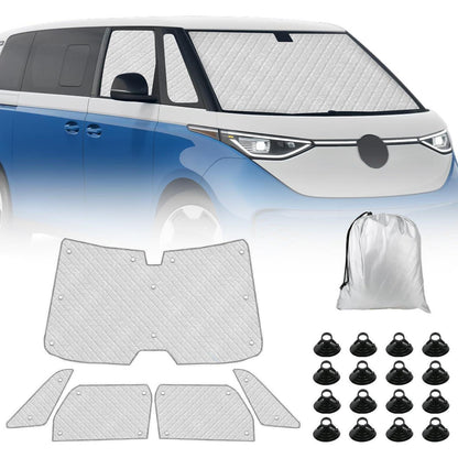 Thermomatte VW ID Buzz 2022-2026 LWB – 5tlg. Sonnenschutz