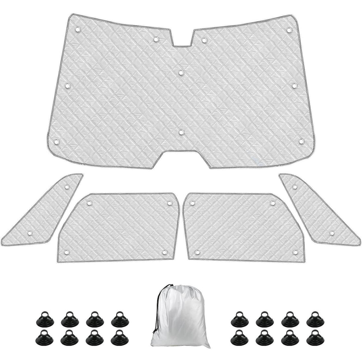 Thermomatte VW ID Buzz 2022-2026 LWB – 5tlg. Sonnenschutz