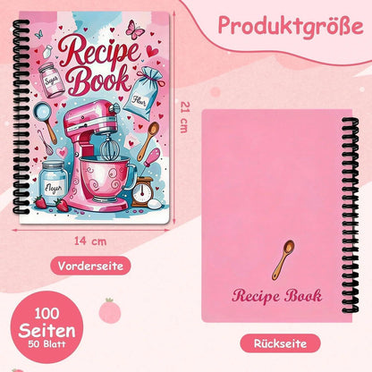 Rezeptbuch zum Selberschreiben DIN A5 – Kochbuch zum Ausfüllen