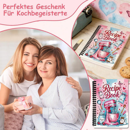 Rezeptbuch zum Selberschreiben DIN A5 – Kochbuch zum Ausfüllen