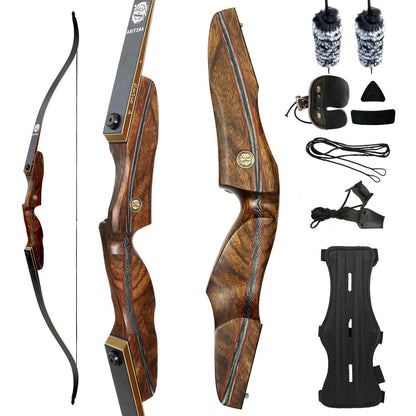 Recurve Bogen Takedown 30lb – Traditioneller Jagdbogen Set für Erwachsene