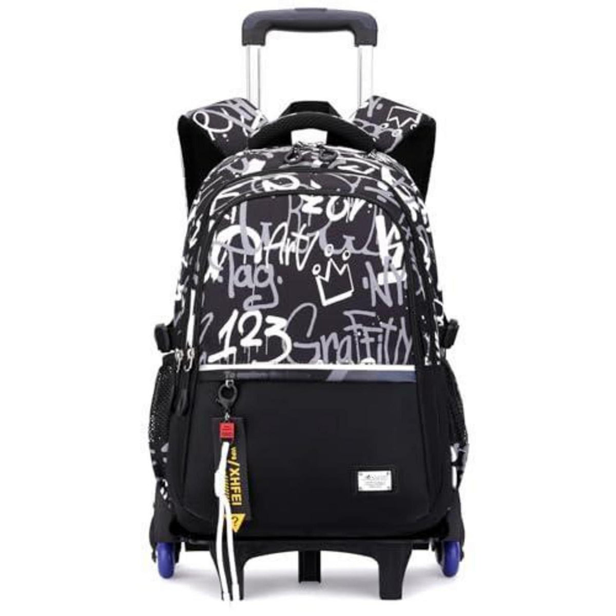Schulrucksack mit Rollen für Jungen – Höhenverstellbar & Wasserdicht