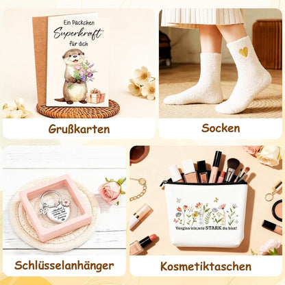 60. Geburtstag Geschenkset für Frauen Vintage 1966 8tlg.