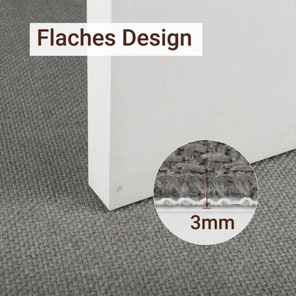 Fußmatte Grau 80x120 cm – Rutschfest & Saugfähig