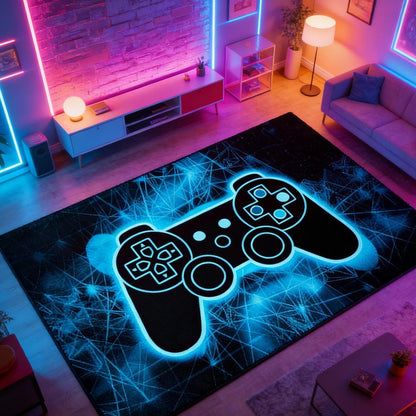 Gaming Teppich Controller Design – Rutschfest & Weich 80x120cm
