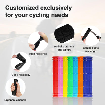 Ergonomische Fahrradgriffe 22mm - Rutschfest & Komfortabel