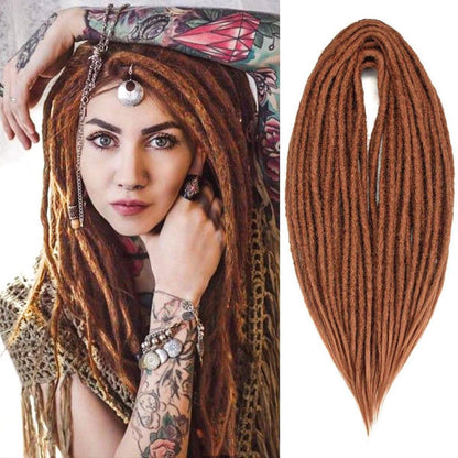 24 Zoll Dreadlock Extensions – Handgefertigte Locs für Hippie-Look