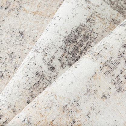 Läufer Beige Grau Abstrakt Waschbar 80x300cm