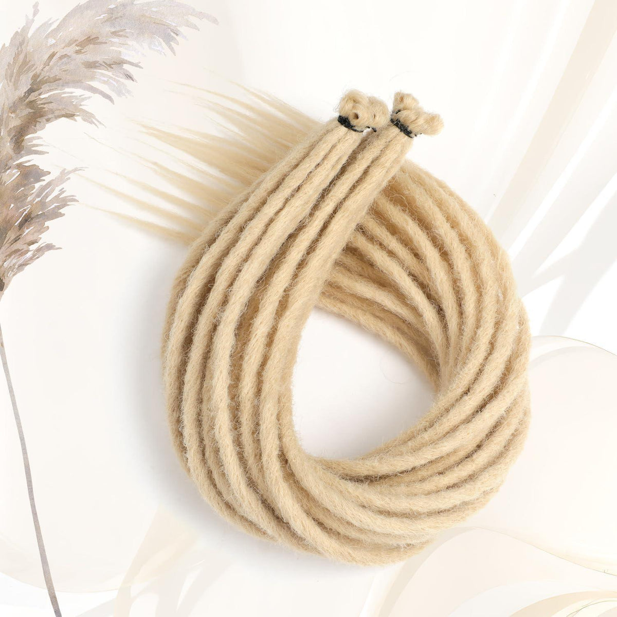 24 Zoll Dreadlock Extensions Blond – Handgefertigte Haarverlängerung