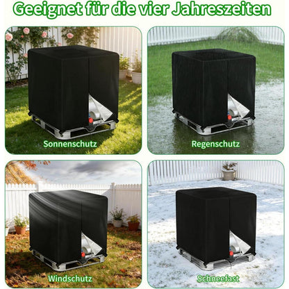 IBC Tank Abdeckung 1000L - Wasserdicht & UV-Beständig
