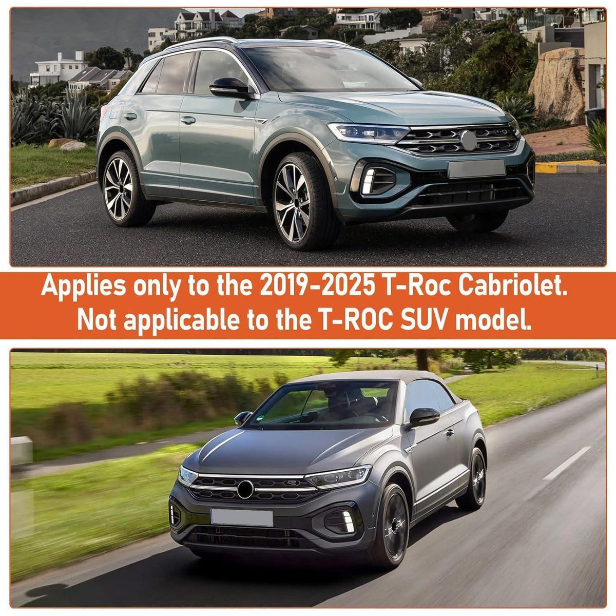 Autoabdeckung wasserdicht VW T-Roc Cabrio 2019-2025