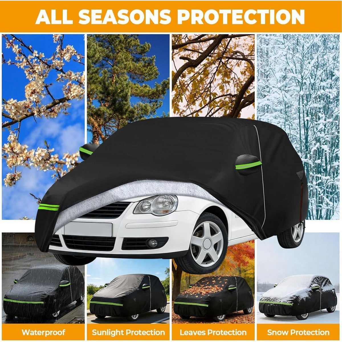 Autoabdeckung wasserdicht VW Polo 3-Türer MK4 MK5 2001-2016