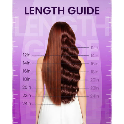 Clip-in Echthaar Extensions Ombre Schwarz Silber 35cm