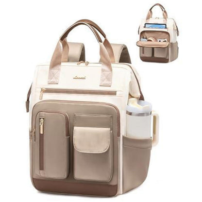 Laptop Rucksack Damen 17,3 Zoll Wasserdicht mit 20 Taschen