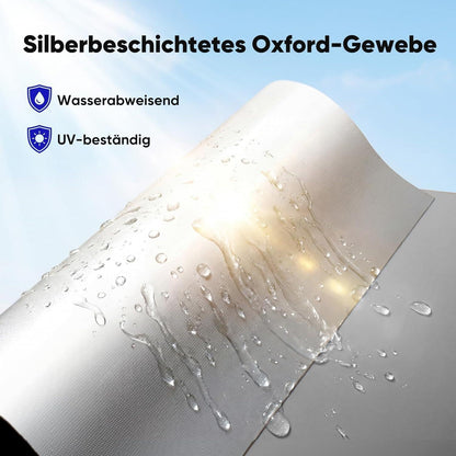 Faltpavillon 3x3m wasserdicht mit Seitenwänden & UV-Schutz