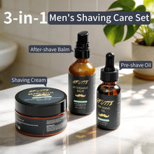 Rasierpflege Set Männer | 3-in-1 für Reizfreie Rasur