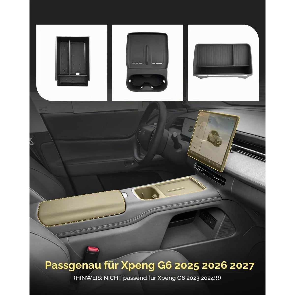 Xpeng G6 2025-2027 Aufbewahrungsbox Set – 3er Pack