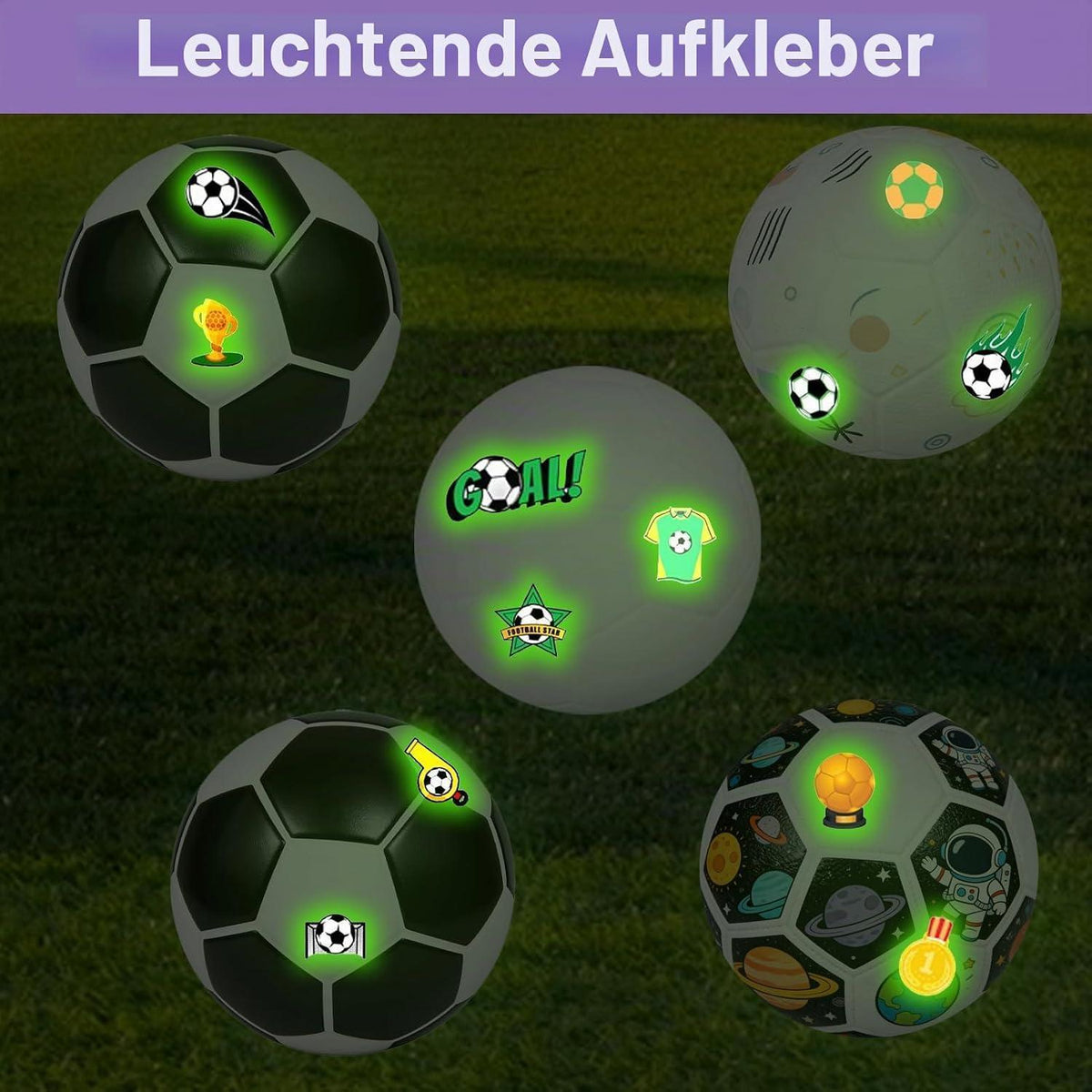 Fußball Malset Bastelset | Kreatives Kunstzubehör für Kinder