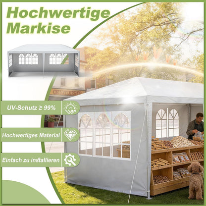 Party Zelt 3x6m – Wasserdicht & Robust für Garten & Camping