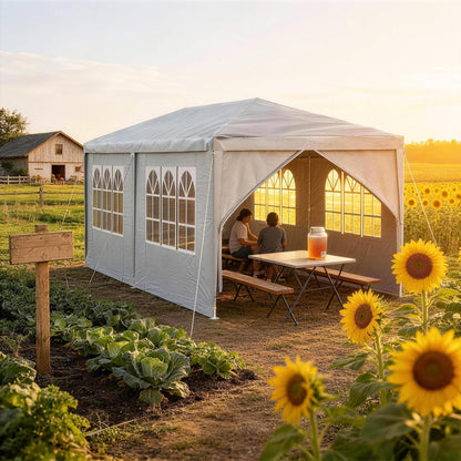 Party Zelt 3x6m – Wasserdicht & Robust für Garten & Camping