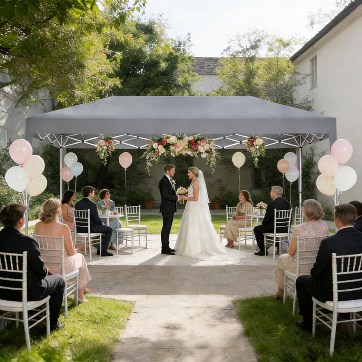 Faltpavillon 3x6m mit Zubehör – Gartenparty & Camping