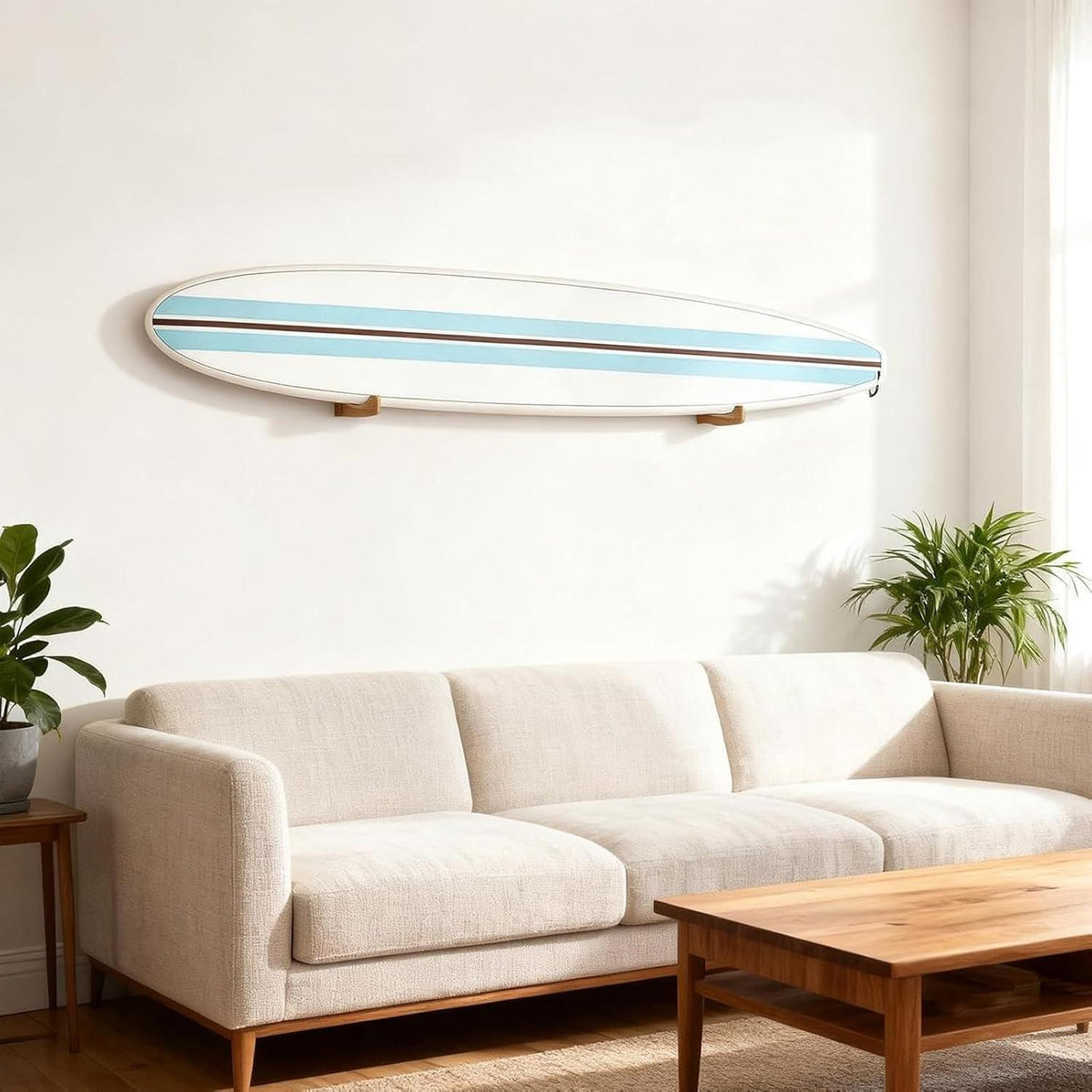 Universelle Wandhalterung für Surfboards, Skateboards & Snowboards