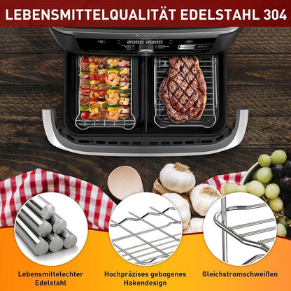 18-tlg. Airfryer Zubehör für Ninja Foodi FlexDrawer