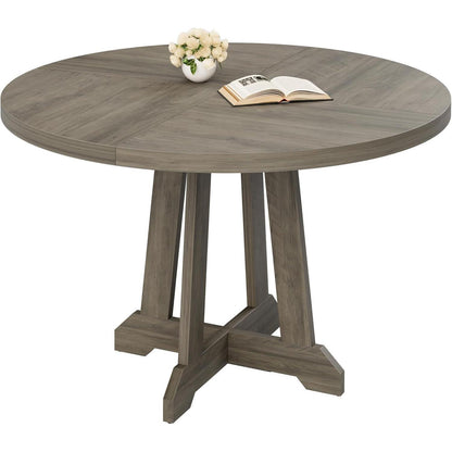 Runder Esstisch Holz Industrial Design – Platzsparend & Stabil