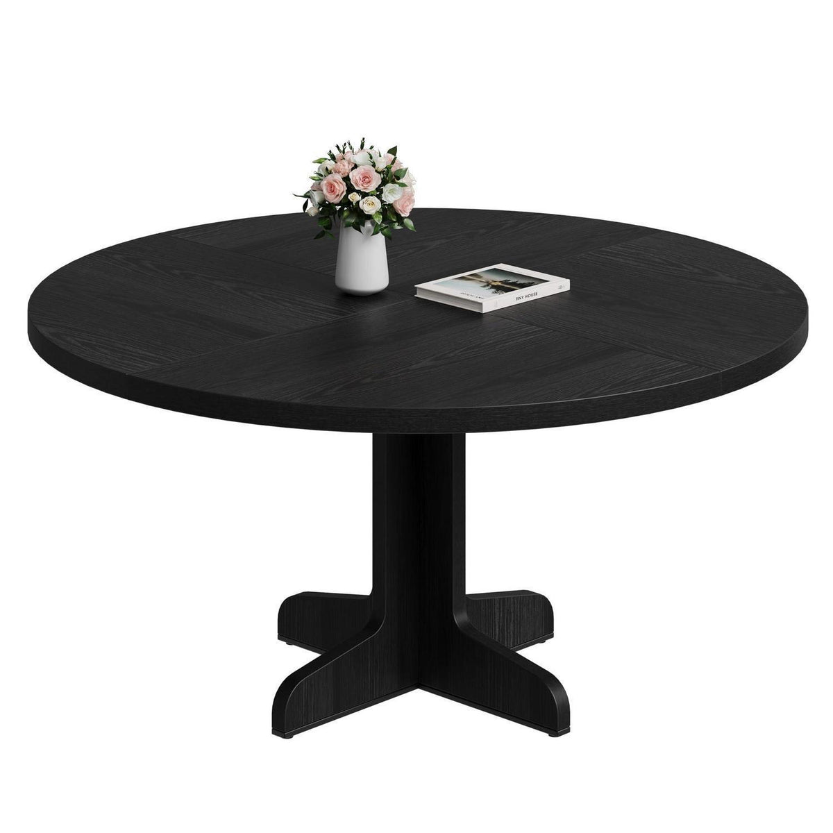 Runder Esstisch 120cm – Industrial Küchentisch für 4-6 Personen
