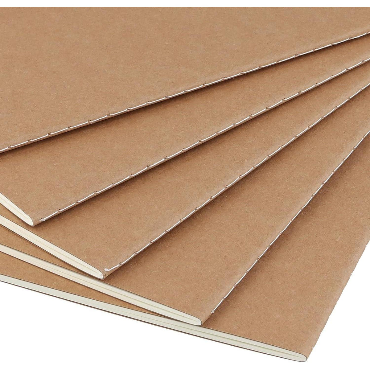 20x Notizbuch A5 Liniert – Kraftpapier, 60 Seiten