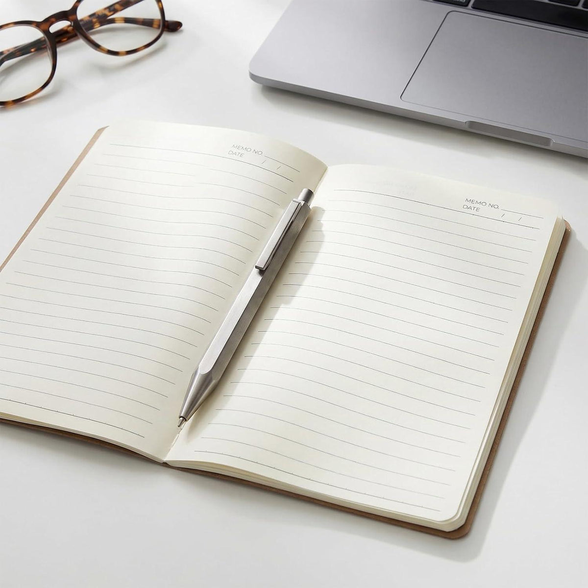 20x Notizbuch A5 Liniert – Kraftpapier, 60 Seiten