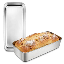 Edelstahl Brotbackform 33x15x6.7cm – Für Brot, Kuchen & mehr