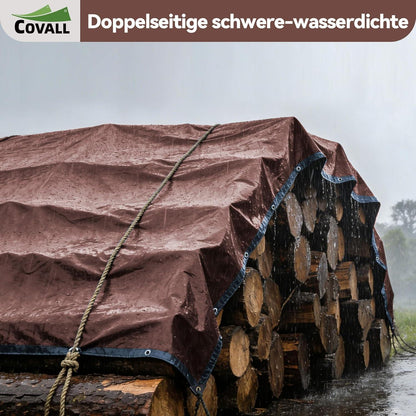Schwere Abdeckplane 5x6m | 280g/m² | Reißfest & Wasserdicht