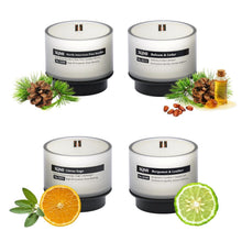 Aromatherapie Kerzen Geschenkset – 4er Pack Balsam & Cedar
