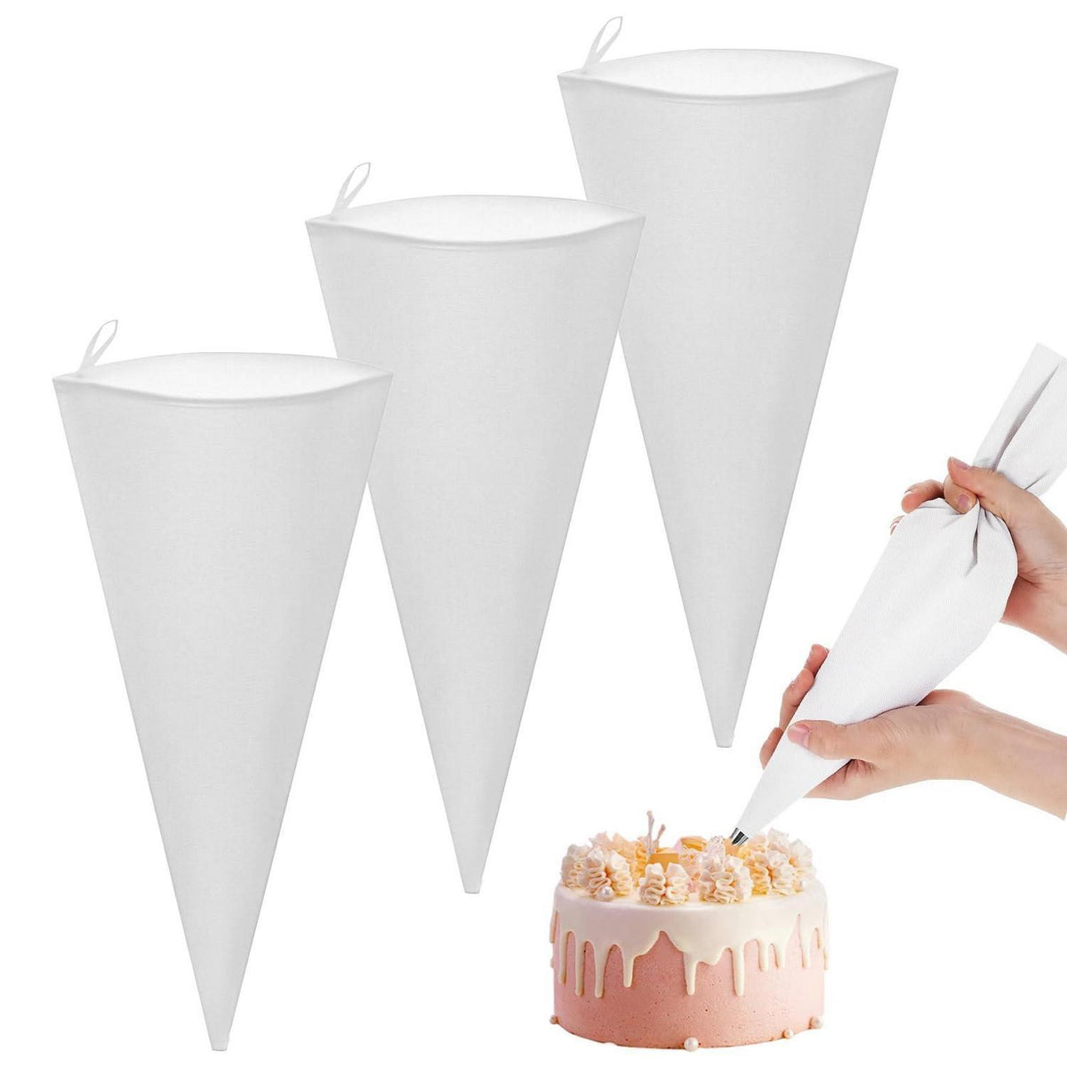 4er-Pack Wiederverwendbare Spritzbeutel – 30 cm zum Verzieren