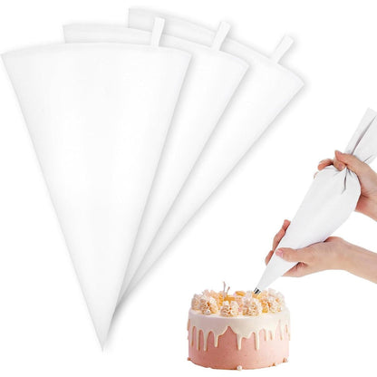 4er-Pack Wiederverwendbare Spritzbeutel – 30 cm zum Verzieren