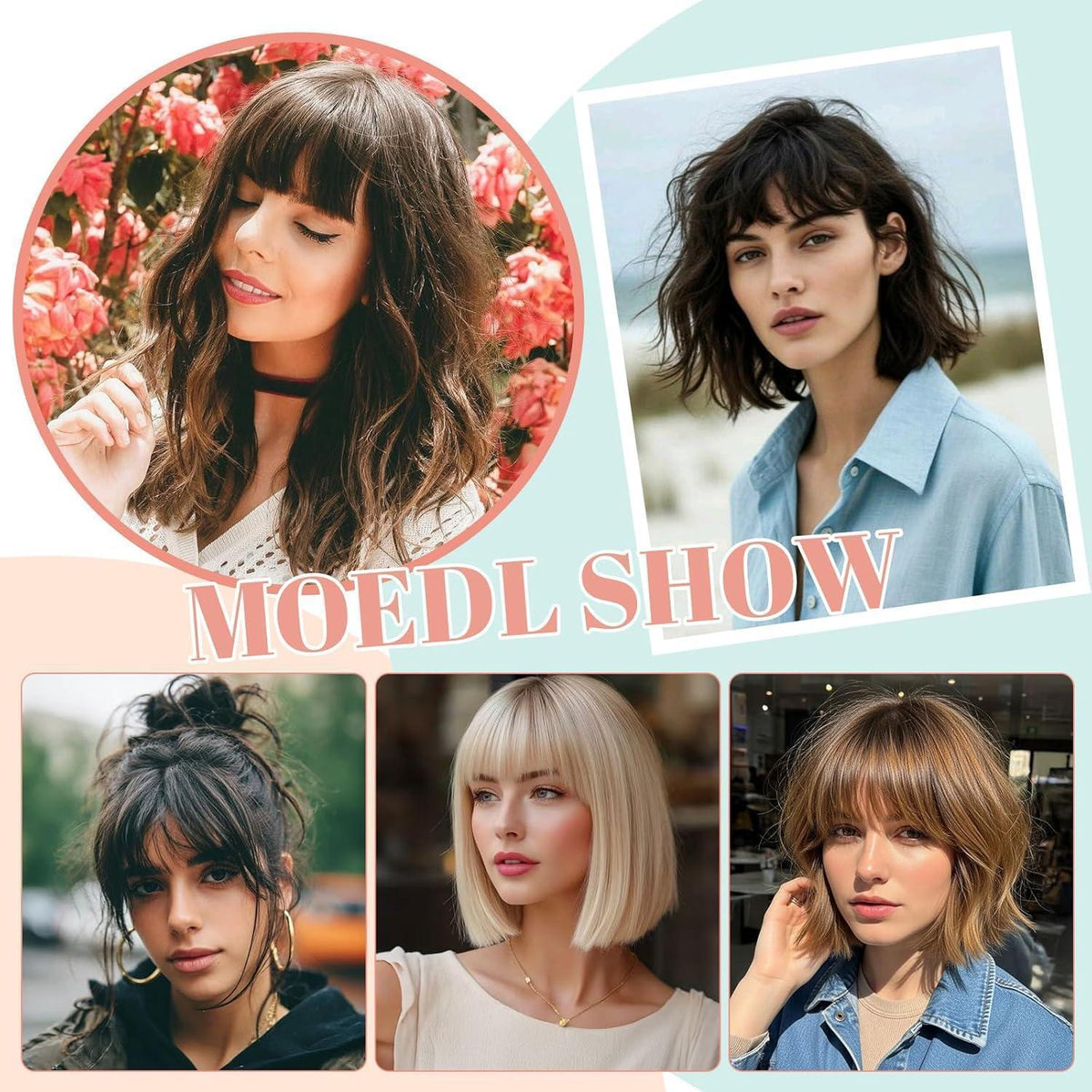 Clip-in Pony – Französisch, Schokoladenbraun, für jeden Look