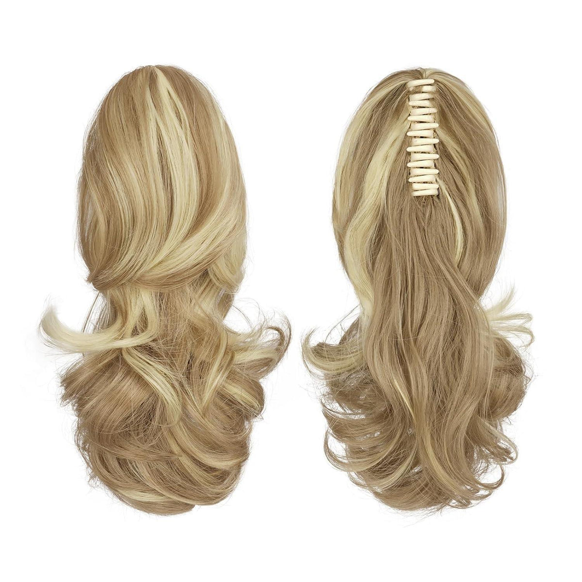 Langer lockiger Pferdeschwanz Clip-in Haarverlängerung 33cm