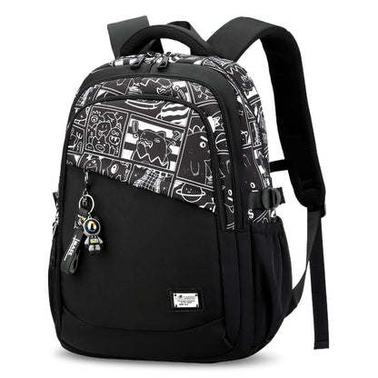 Schulrucksack Jungen Teenager Schwarz – Groß, Robust & Vielseitig