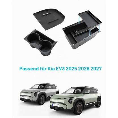 Kia EV3 Mittelkonsole Organizer & Getränkehalter Set