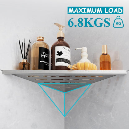 Eckregal Dusche Edelstahl 254mm – Rostfrei & Platzsparend