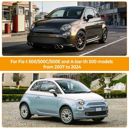 Wasserdichte Autoabdeckung für Fiat 500 2007-2024 – 6-Schichten Schutz